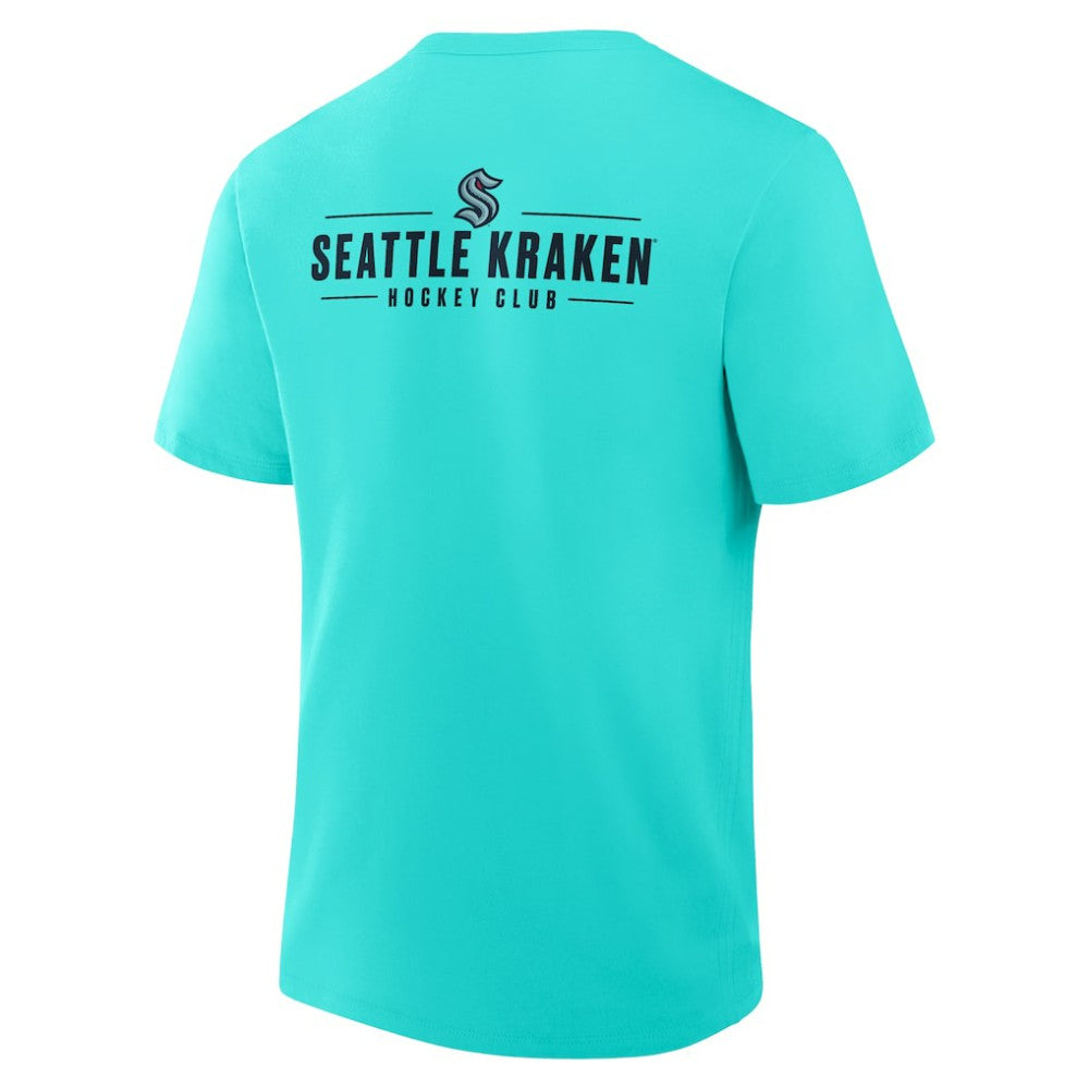 Seattle Kraken Fanatics Crash The Net Legacy T-Shirt - Light Blue - NHL