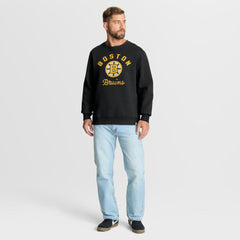 Boston Bruins Fanatics Vintage Stickler Sweatshirt - Black - NHL