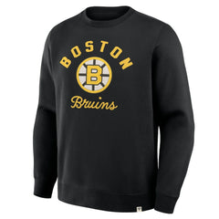 Boston Bruins Fanatics Vintage Stickler Sweatshirt - Black - NHL