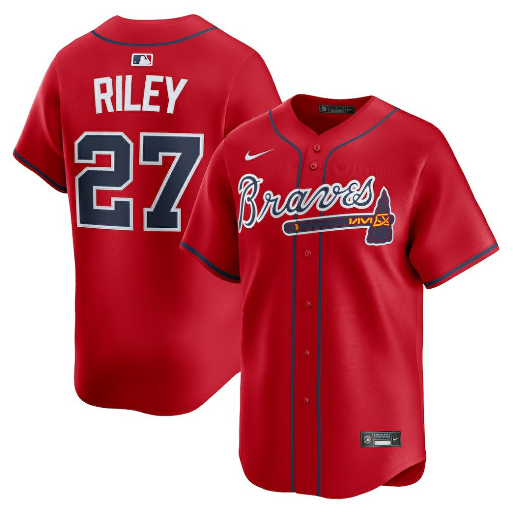 Austin Riley Atlanta Braves Nike Alternate Limited Player Jersey - MLB