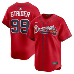 Spencer Strider Atlanta Braves Nike Alternate Limited Player Jersey - MLB