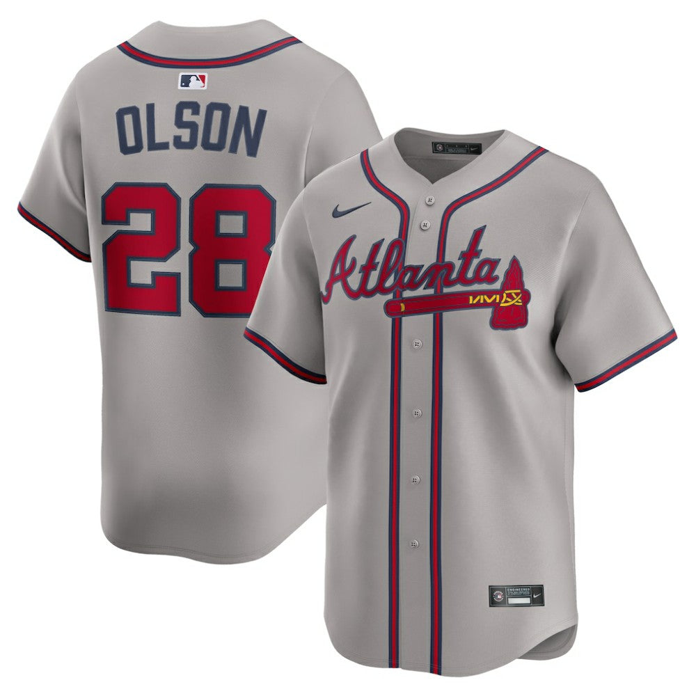 Matt Olson Atlanta Braves Nike Road Limited Player Jersey - MLB
