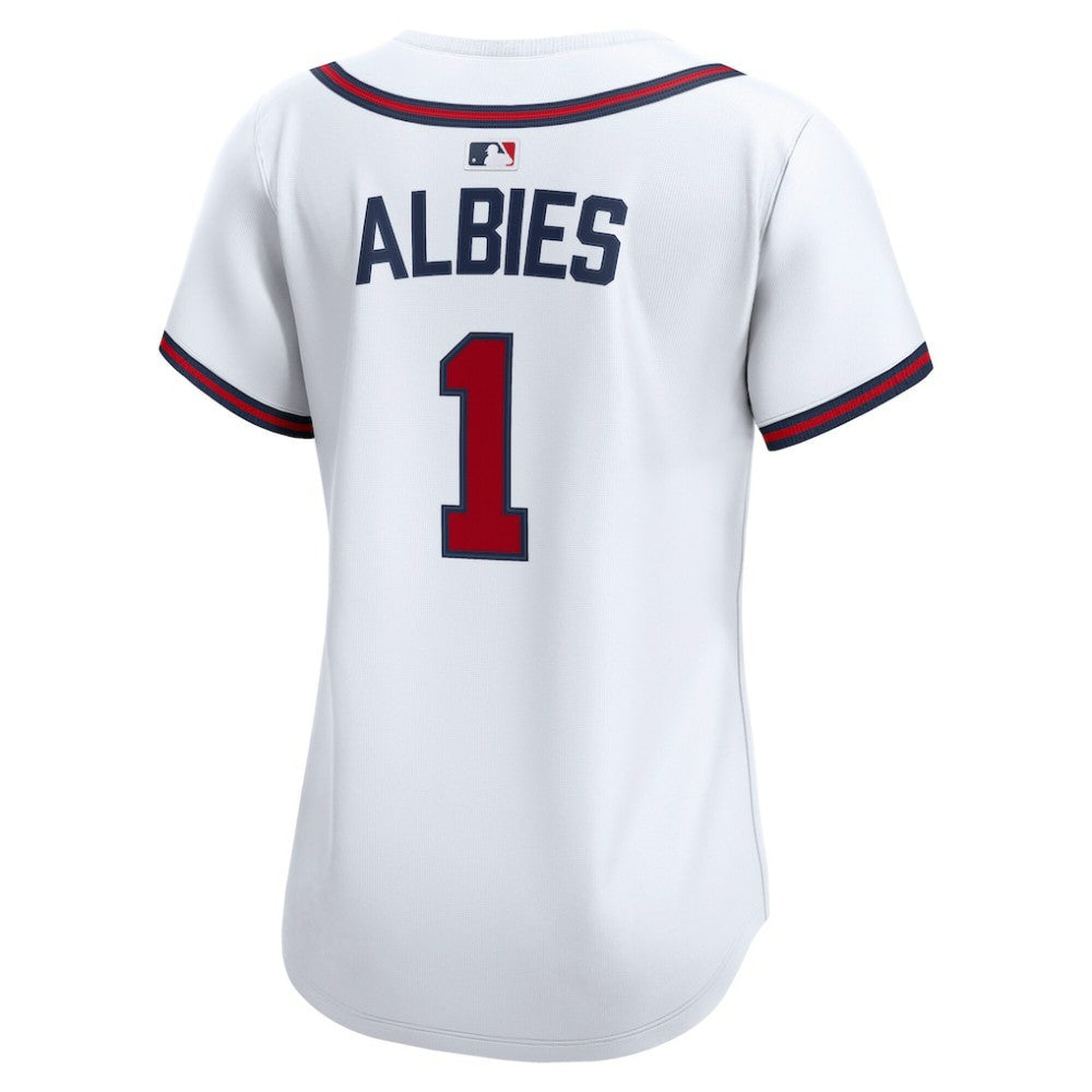 Ozzie Albies Atlanta Braves Nike Women's Home Limited Player Jersey - MLB