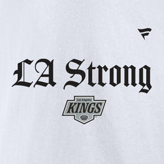 Los Angeles Kings Fanatics Unisex LA Strong Premium Fleece Pullover Hoodie - White - NHL