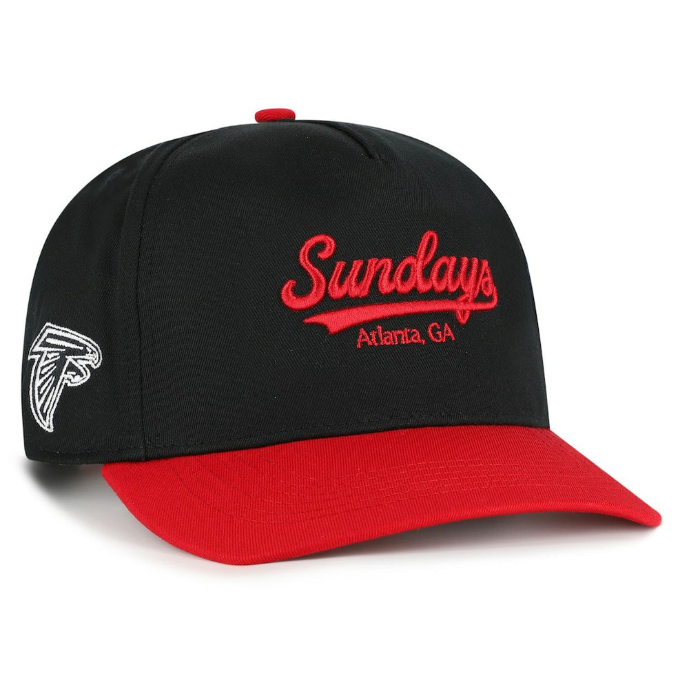Atlanta Falcons '47 Sundays Sure Shot Hitch Two-Tone Adjustable Hat Black/Red | 47 brand