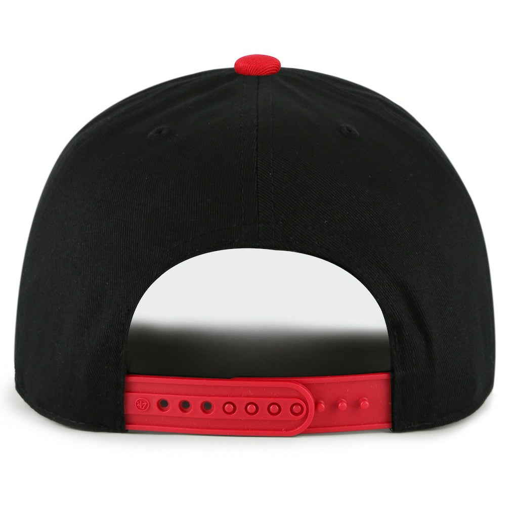 Atlanta Falcons '47 Sundays Sure Shot Hitch Two-Tone Adjustable Hat Black/Red | 47 brand