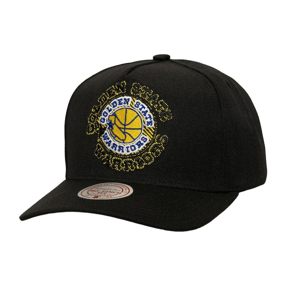 Golden State Warriors Tilted Pro Pinch Adjustable Hat Black - NBA