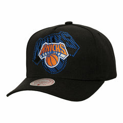 New York Knicks Tilted Pro Pinch Adjustable Hat Black - NBA