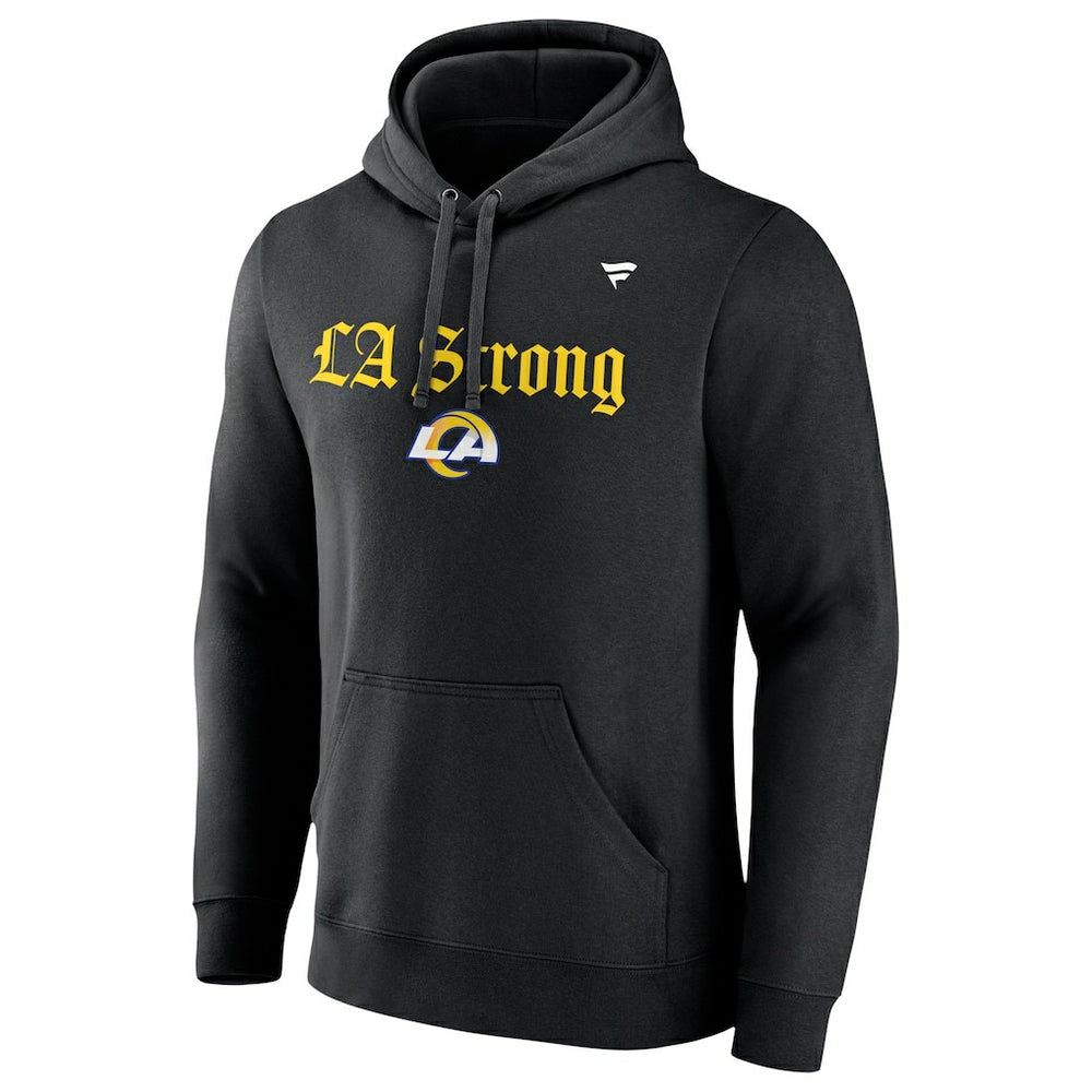 Los Angeles Rams Unisex LA Strong Fleece Pullover Hoodie Black | Fanatics