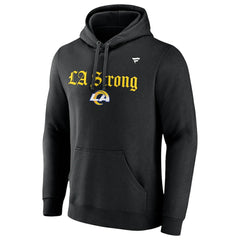 Los Angeles Rams Unisex LA Strong Fleece Pullover Hoodie Black | Fanatics