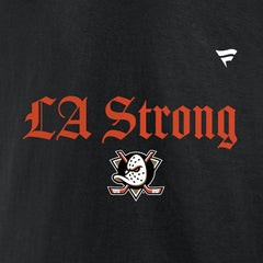 Anaheim Ducks Fanatics Unisex LA Strong Fleece Pullover Hoodie - Black - NHL
