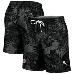 San Francisco 49ers Naples Santiago Palm Shorts Black | Tommy Bahama