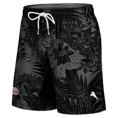 San Francisco 49ers Naples Santiago Palm Shorts Black | Tommy Bahama