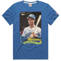 Ken Griffey Jr. Seattle Mariners Homage 1989 Topps Baseball Card Player T-Shirt - MLB