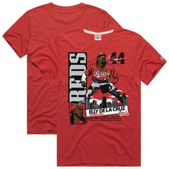 Elly De La Cruz Cincinnati Reds Homage Graphic Player Tri-Blend T-Shirt - MLB