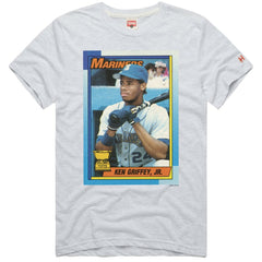 Ken Griffey Jr. Seattle Mariners Homage 1990 Topps Baseball Card Player T-Shirt - MLB