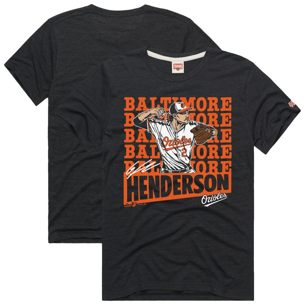 Gunnar Henderson Baltimore Orioles Homage Graphic Player T-Shirt - MLB