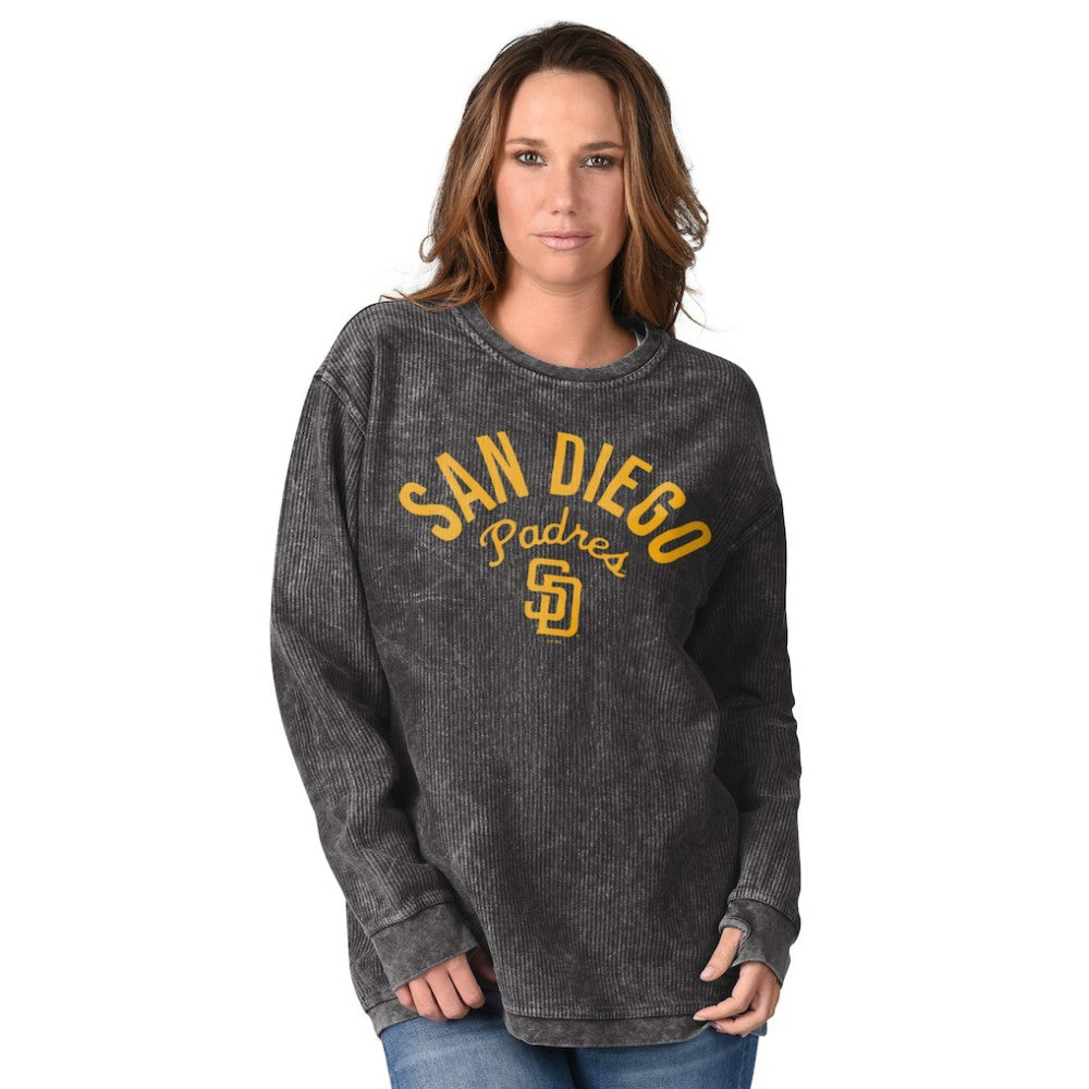 San Diego Padres G-III 4Her by Carl Banks Women's Comfy Cord Pullover Sweatshirt - MLB