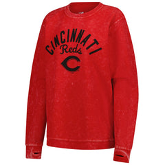 Cincinnati Reds G-III 4Her by Carl Banks Women's Comfy Cord Pullover Sweatshirt - MLB