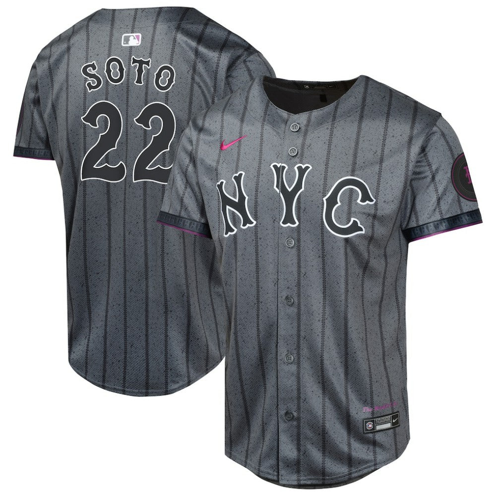 Juan Soto New York Mets Nike Youth City Connect Limited Jersey  - MLB