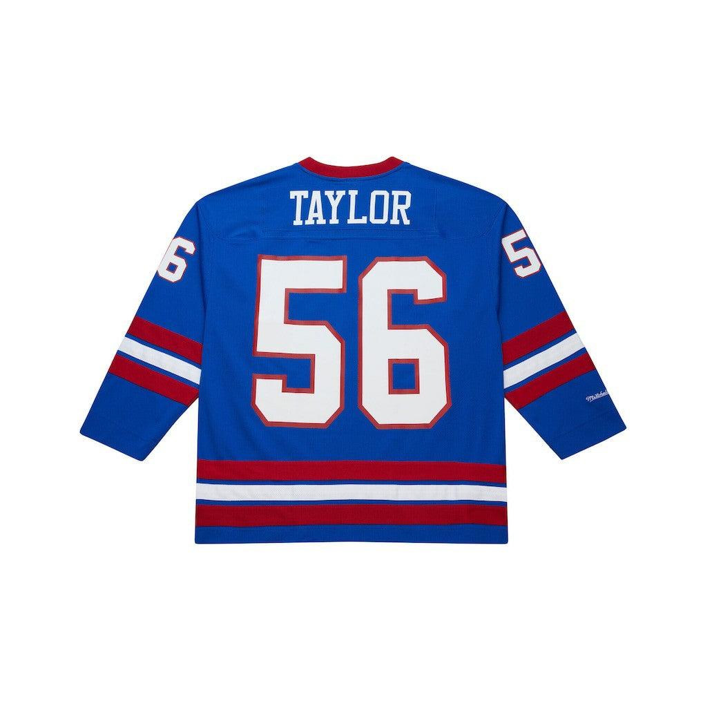 Lawrence Taylor New York Giants Maxxed Out Fashion Hockey Jersey Royal | Mitchell & Ness
