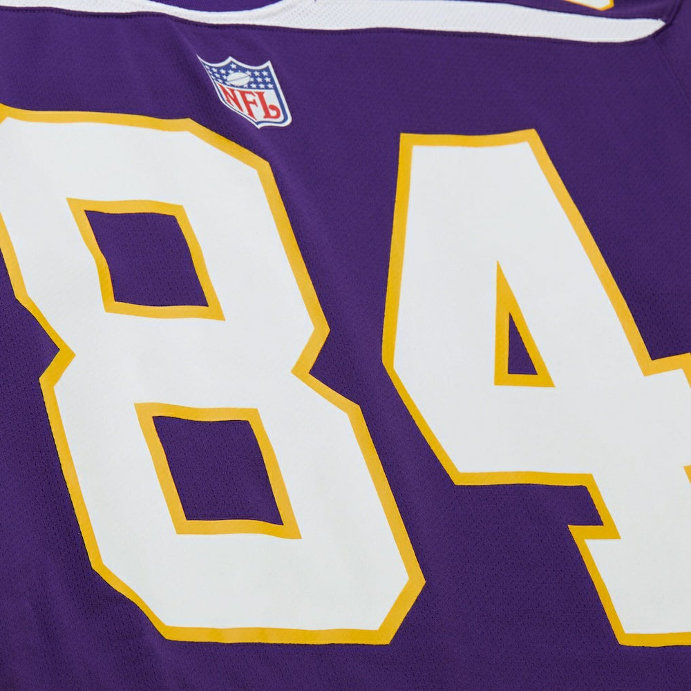 Randy Moss Minnesota Vikings Maxxed Out Fashion Hockey Jersey Purple | Mitchell & Ness