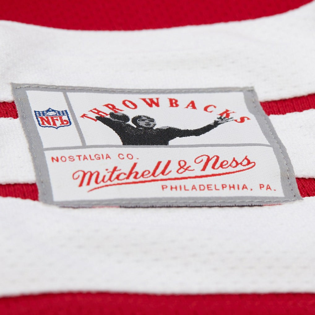 Jerry Rice San Francisco 49ers Maxxed Out Fashion Hockey Jersey Scarlet | Mitchell & Ness
