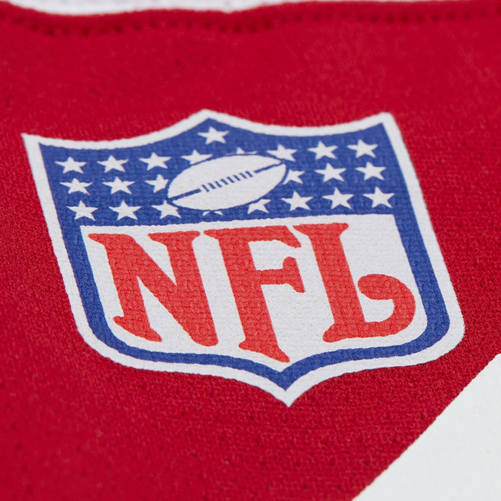 Joe Montana San Francisco 49ers Maxxed Out Fashion Hockey Jersey Scarlet | Mitchell & Ness