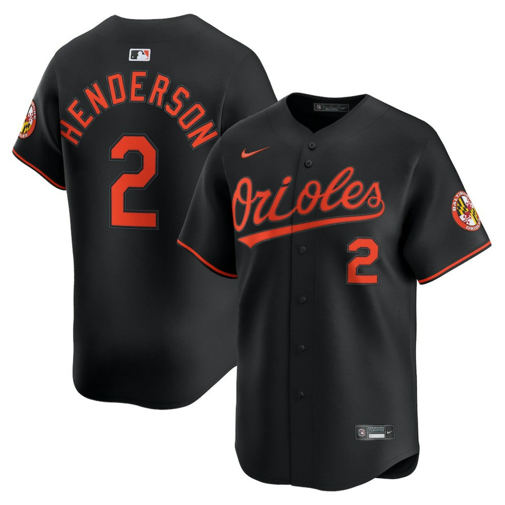 Gunnar Henderson Baltimore Orioles Nike Alternate Limited Player Jersey - MLB