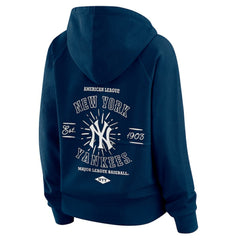 New York Yankees WEAR by Erin Andrews Women's Vintage Full-Zip Raglan Hoodie - MLB
