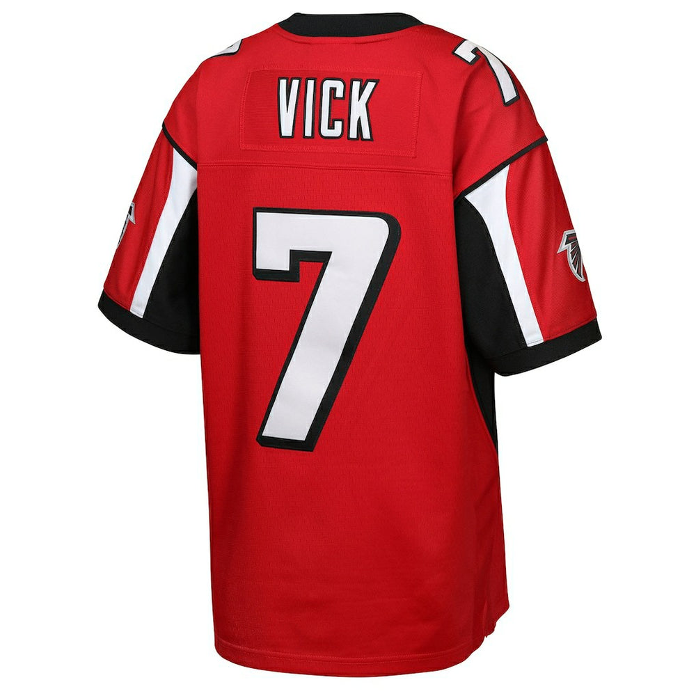 Michael Vick Atlanta Falcons Youth 2003 Legacy Retired Player Jersey Red | Mitchell & Ness