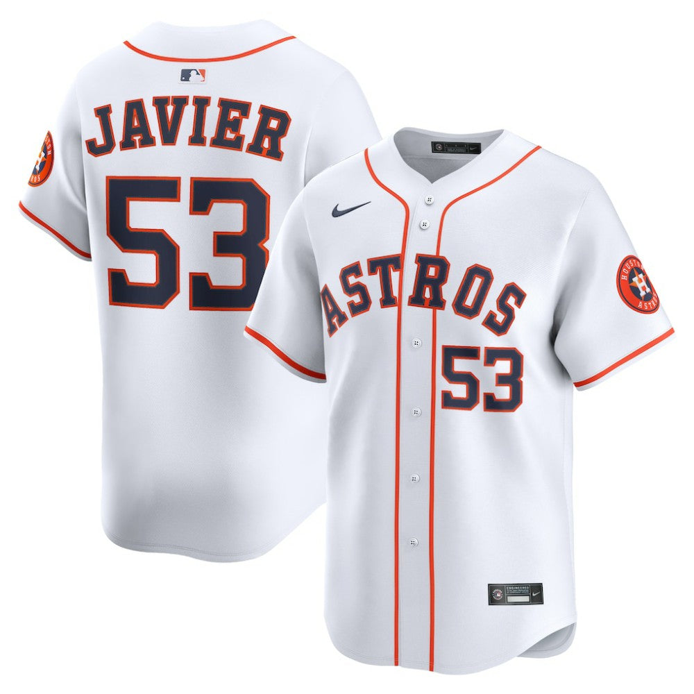 Cristian Javier Houston Astros Nike Home Limited Player Jersey - MLB
