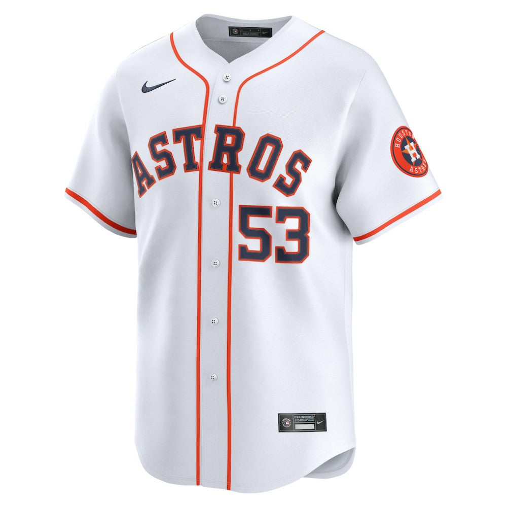 Cristian Javier Houston Astros Nike Home Limited Player Jersey - MLB