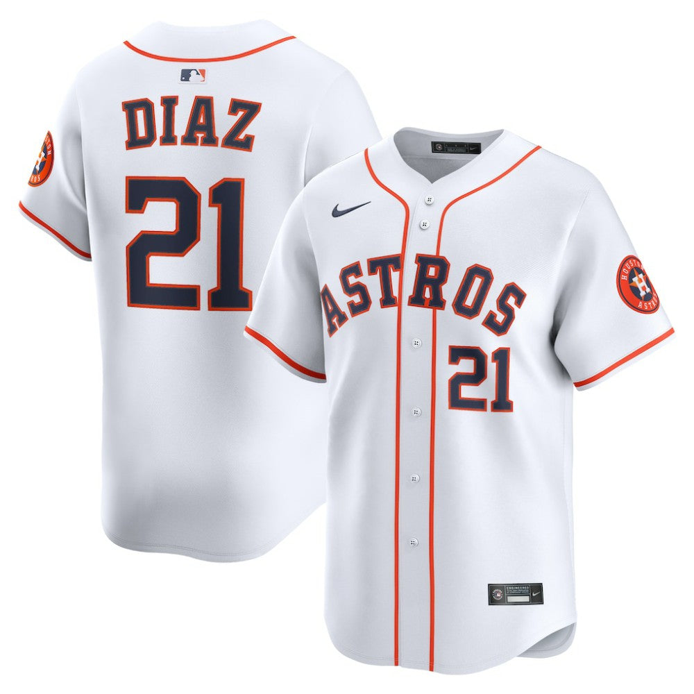 Yainer Diaz Houston Astros Nike Home Limited Player Jersey - MLB