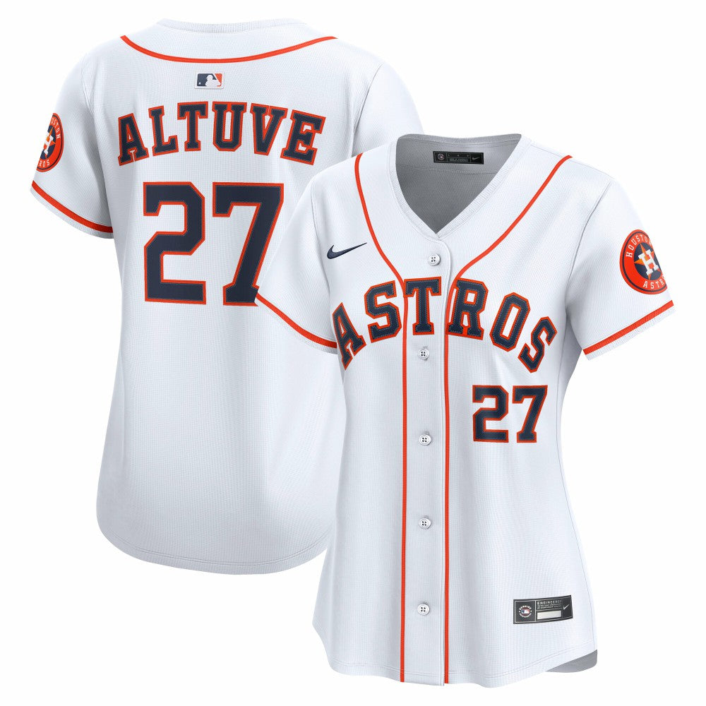 Jose Altuve Houston Astros Nike Women's Home Limited Player Jersey - MLB