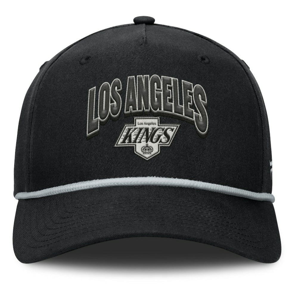 Los Angeles Kings Fanatics Decades Collection A-Frame Adjustable Hat - Black - NHL