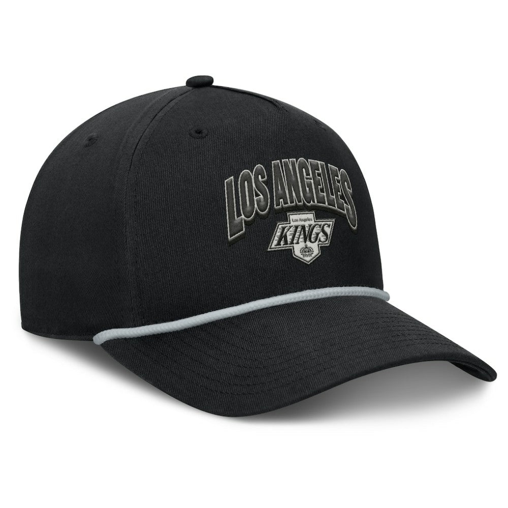 Los Angeles Kings Fanatics Decades Collection A-Frame Adjustable Hat - Black - NHL