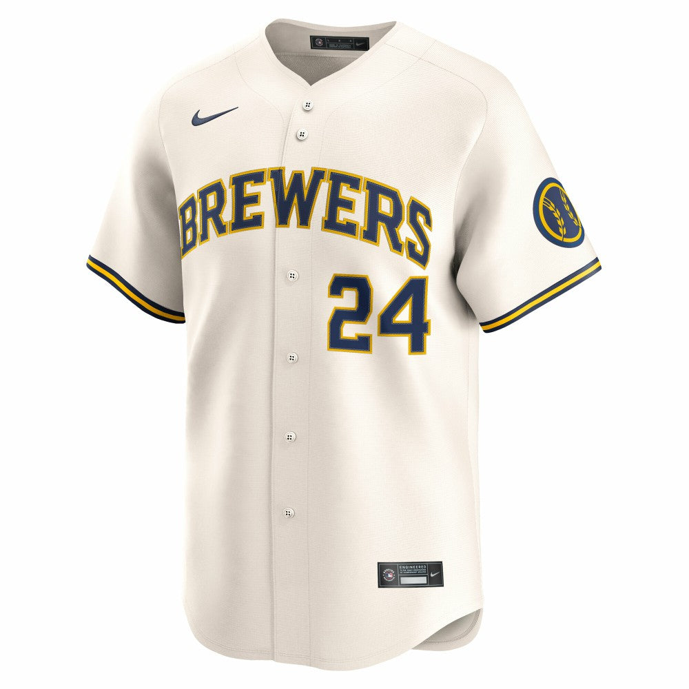 William Contreras Milwaukee Brewers Nike Home Limited Player Jersey - MLB