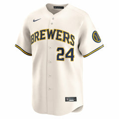 William Contreras Milwaukee Brewers Nike Home Limited Player Jersey - MLB