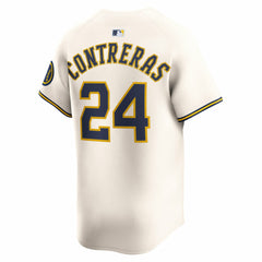 William Contreras Milwaukee Brewers Nike Home Limited Player Jersey - MLB
