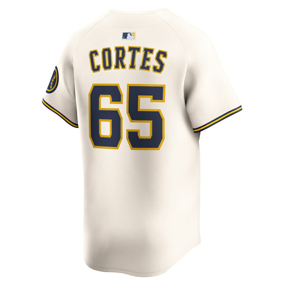Nestor Cortes Milwaukee Brewers Nike Home Limited Player Jersey - MLB