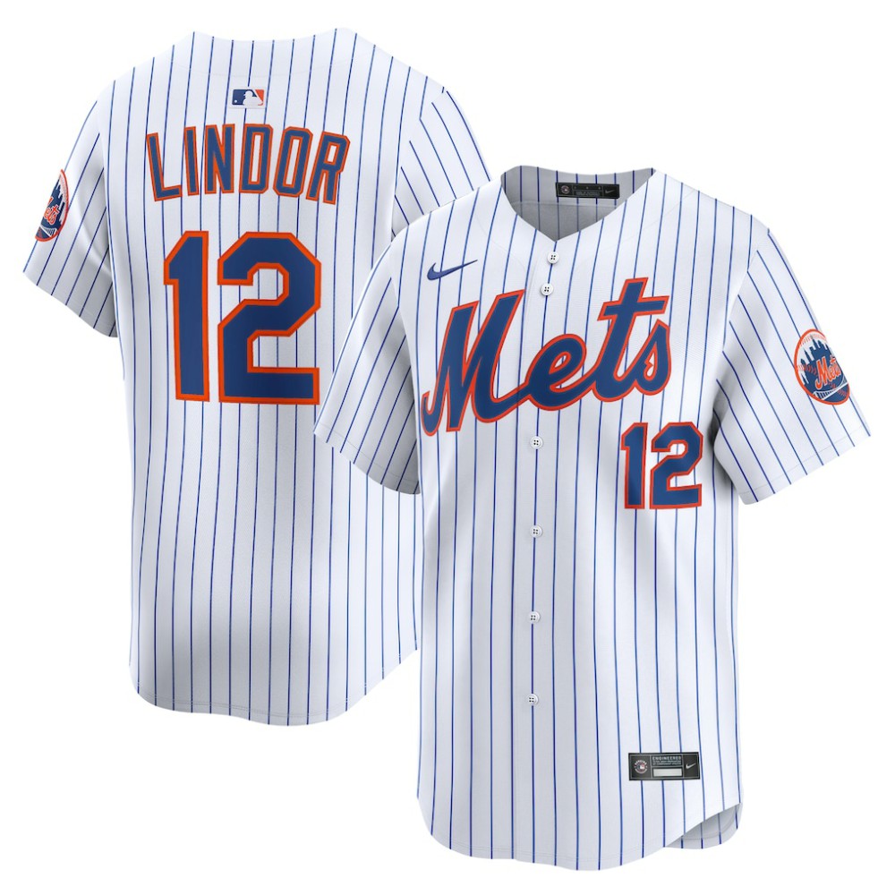 Francisco Lindor New York Mets Nike Home Limited Jersey - MLB