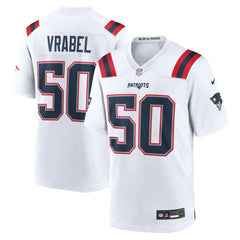 Mike Vrabel New England Patriots Retired Player Game Jersey White | Nike for Sale