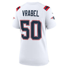 Mike Vrabel New England Patriots Women's Retired Player Game Jersey White | Nike for Sale