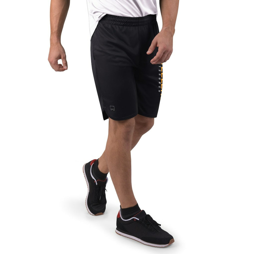 Pittsburgh Steelers MSX by Michael Strahan Mesh Shorts Black | NFL