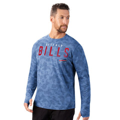 Buffalo Bills MSX by Michael Strahan Performance Camo Long Sleeve T-Shirt Royal | NFL