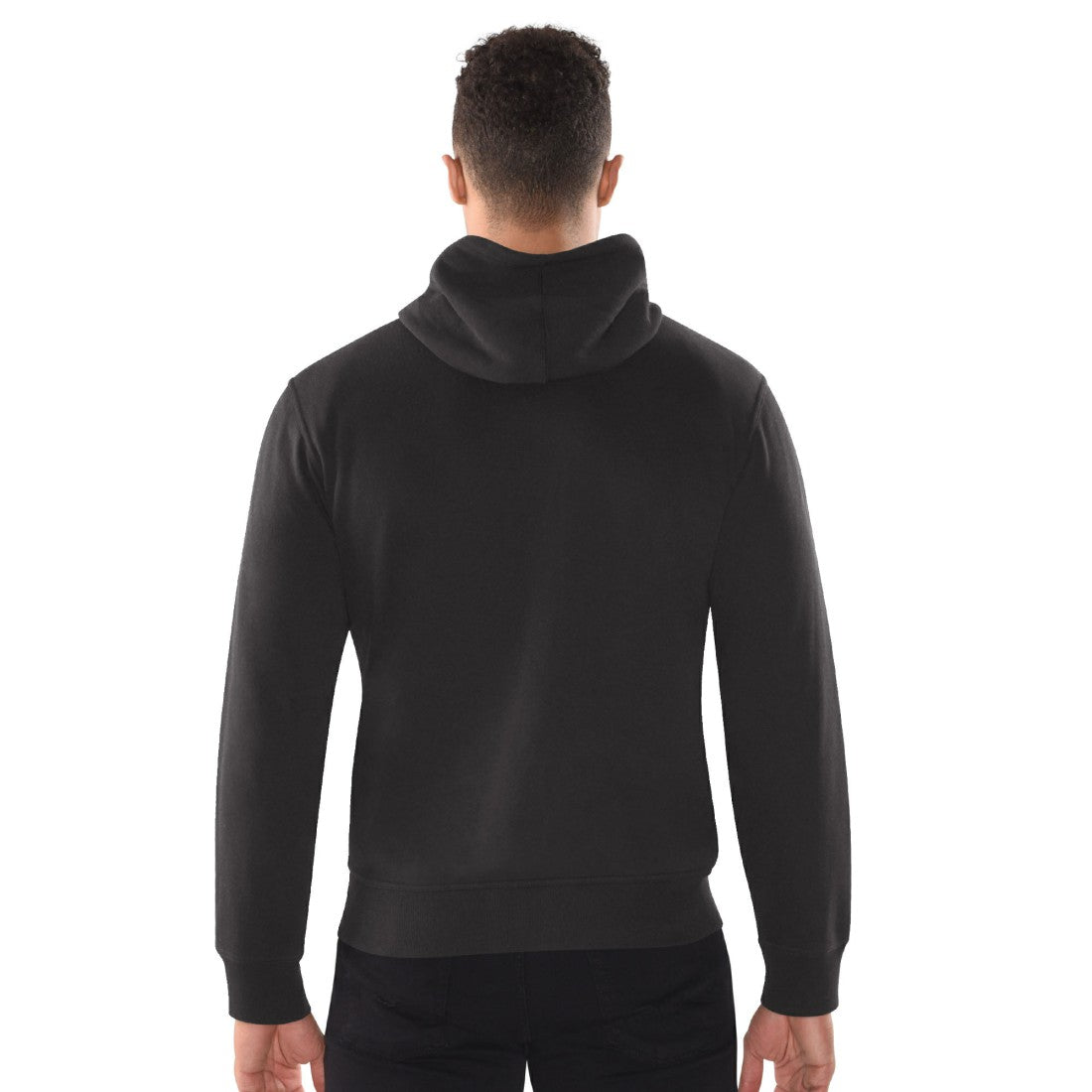 Detroit Lions Starter Distressed Classic Full-Zip Hoodie Black | NFL