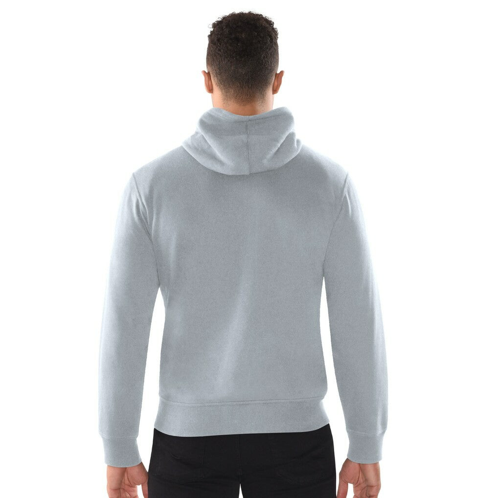 Minnesota Vikings Starter Distressed Classic Full-Zip Hoodie Heather Gray | NFL