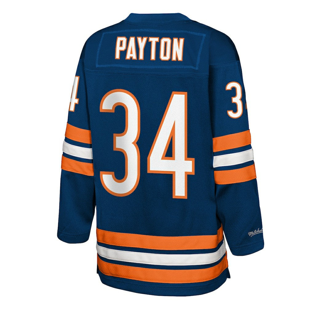 Walter Payton Chicago Bears Youth Hockey Fashion Jersey Navy | Mitchell & Ness