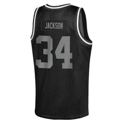 Bo Jackson Las Vegas Raiders Youth Retired Player NFL Basketball Fashion Jersey Black | Mitchell & Ness
